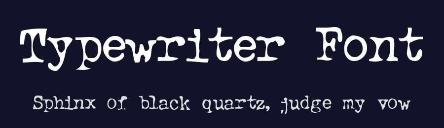Typewriter Font by Fonthead Design — Display Font — thumbnail 2