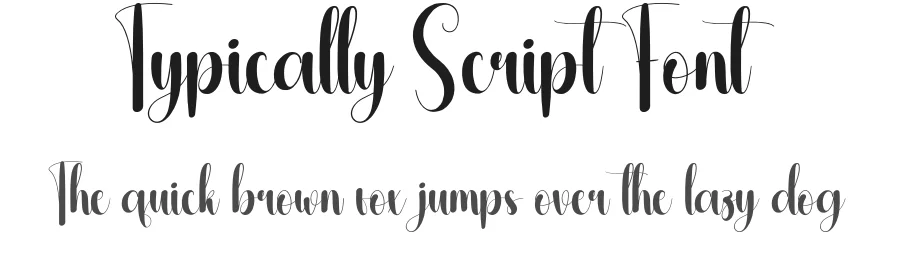 Typically Script Font by andikastudio — Script Handwritten Font