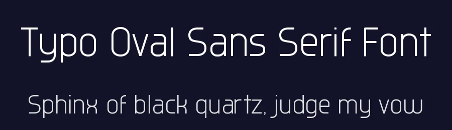Typo Oval Sans Serif Font by Studio Typo — Sans Serif Font — thumbnail 2