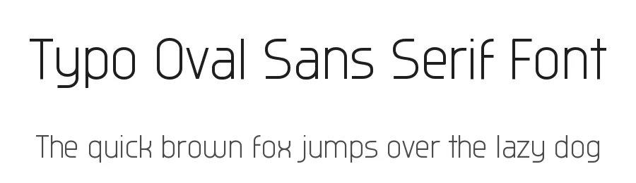 Typo Oval Sans Serif Font by Studio Typo — Sans Serif Font