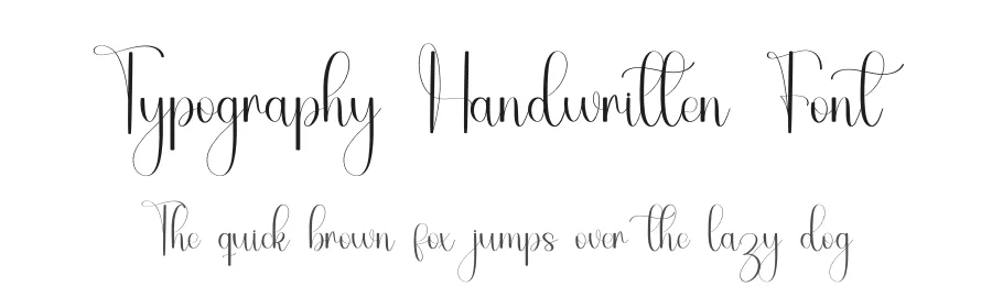 Typography Handwritten Font by inermediaSTUDIO — Script Handwritten Font