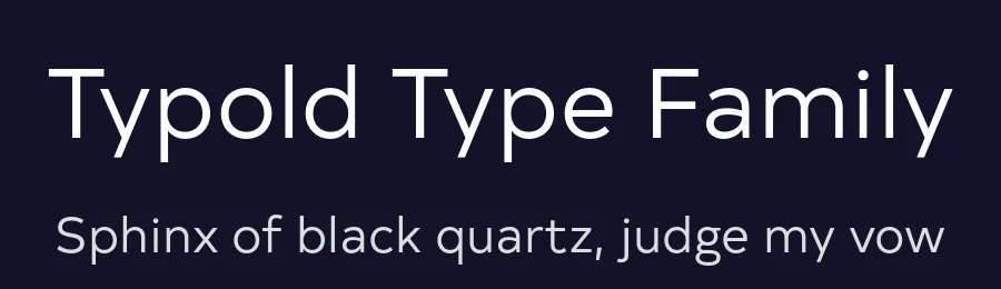 Typold Type Family by The Northern Block — Sans Serif Font — thumbnail 2