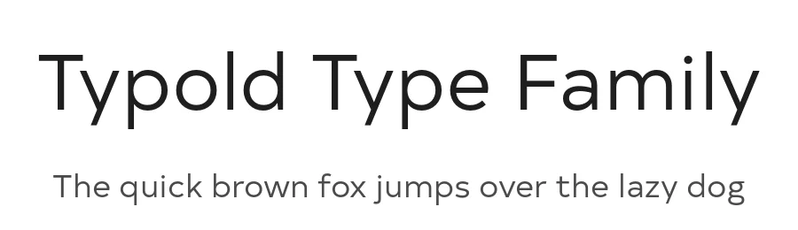 Typold Type Family by The Northern Block — Sans Serif Font