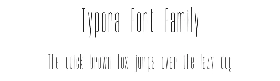 Typora Font Family by grphxcs studio β Sans Serif Font