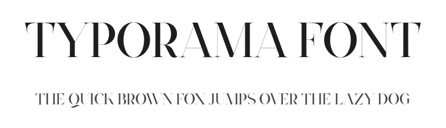 Typorama Font by vpcreativeshop — Serif Font