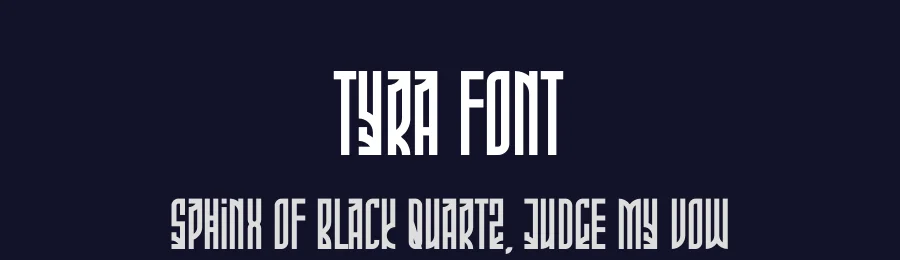 Tyra Font by vpcreativeshop — Display Font — thumbnail 2