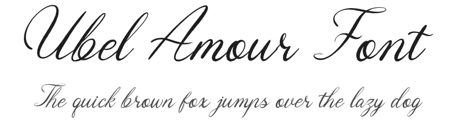 Ubel Amour Font by Gracetypestudio — Script Handwritten Font