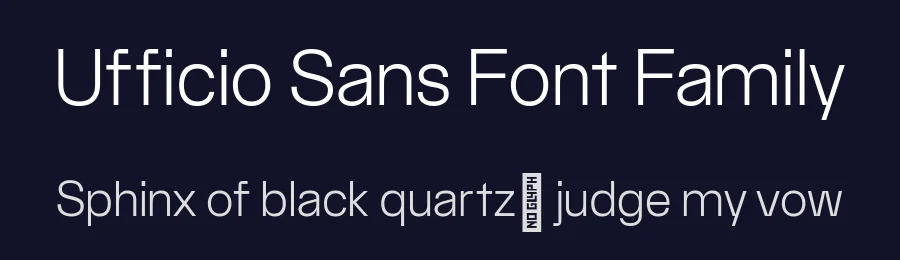 Ufficio Sans Font Family by Giulia Boggio — Decorative Font — thumbnail 2