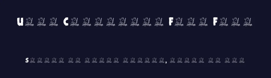 Ugly Cardboard Free Font by Letterlays — Display Font — thumbnail 2