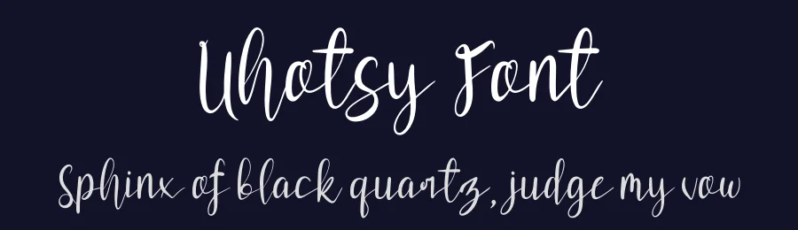 Uhotsy Font by khalwastudio — Script Handwritten Font — thumbnail 2