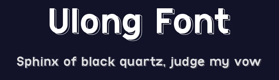 Ulong Font by Rautan Studio — Decorative Font — thumbnail 2