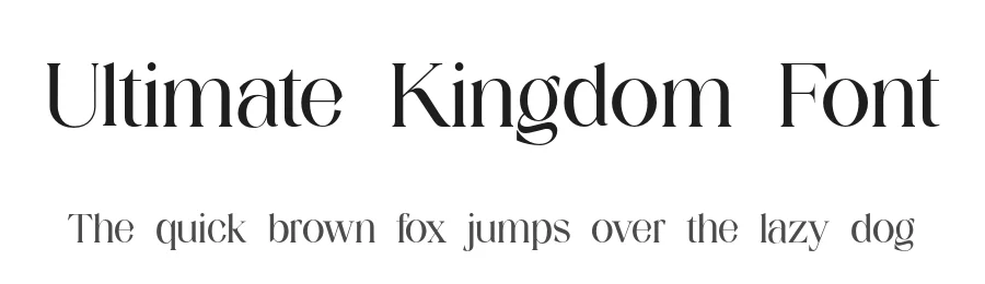 Ultimate Kingdom Font by UICreative — Serif Font