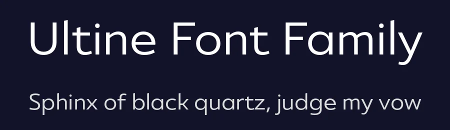 Ultine Font Family by insigne — Sans Serif Font — thumbnail 2