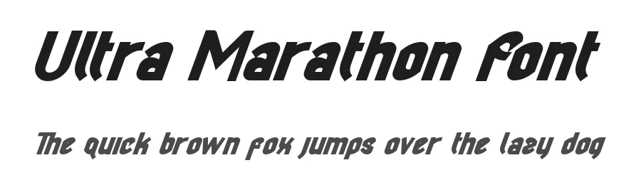 Ultra Marathon Font by noahtype — Sans Serif Font