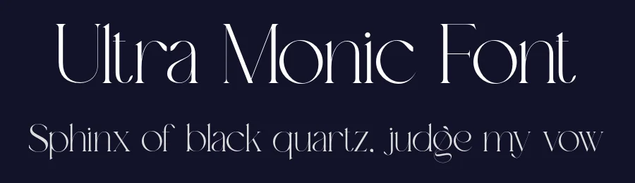 Ultra Monic Font by Taboja Std — Serif Font — thumbnail 2
