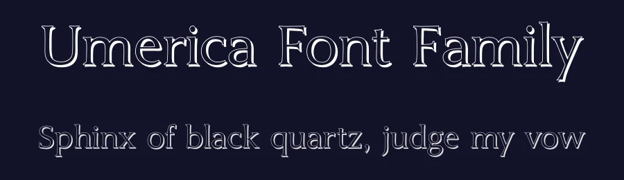 Umerica Font Family by Typotheticals — Serif Font — thumbnail 2