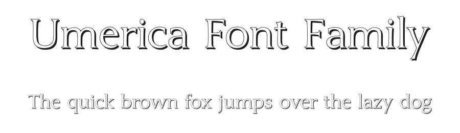 Umerica Font Family by Typotheticals — Serif Font