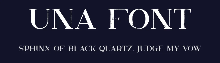 Una Font by vpcreativeshop — Serif Font — thumbnail 2
