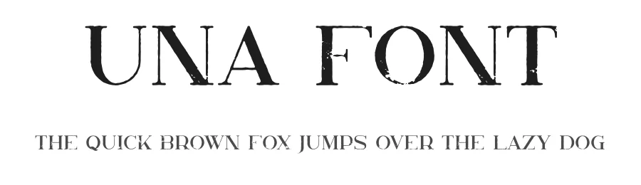 Una Font by vpcreativeshop — Serif Font