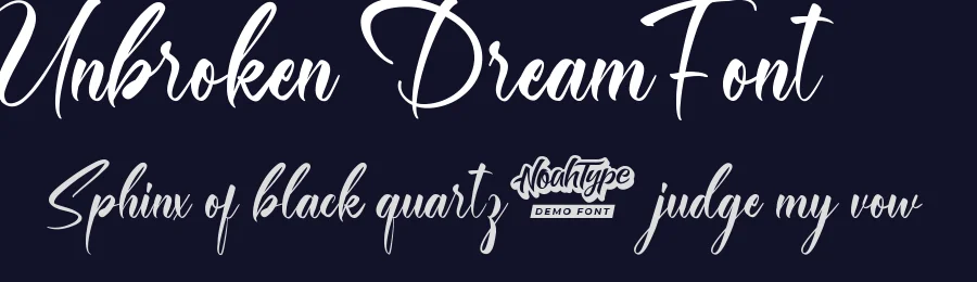 Unbroken Dream Font by noahtype — Script Handwritten Font — thumbnail 2