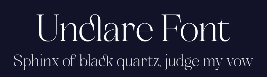Unclare Font by Heinzel Std. — Serif Font — thumbnail 2