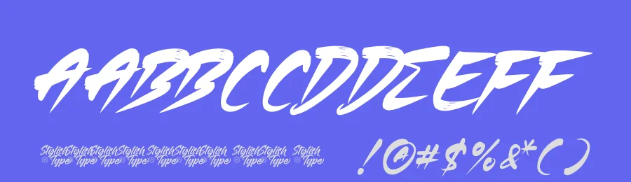Under Holliw – Display Handwritten Brush Font by stylishtype.co — Script Handwritten Font — thumbnail 3