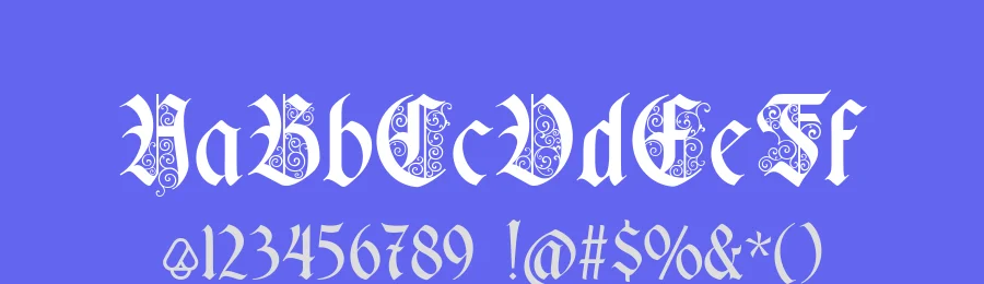 Underdove Font by alit design — Blackletter Font — thumbnail 3