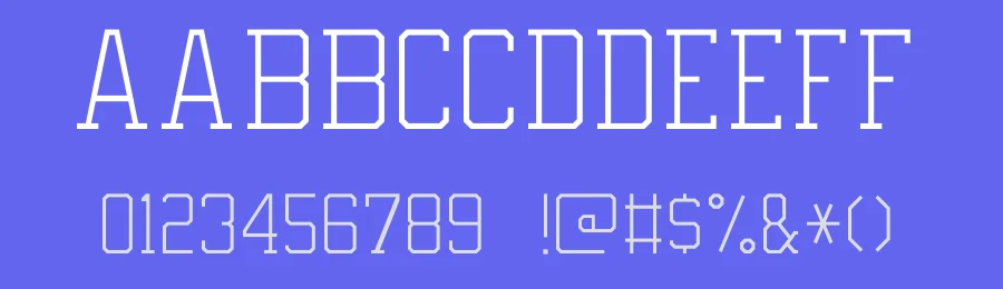Undergrad Font by Thomas Käding — Slab Serif Font — thumbnail 3