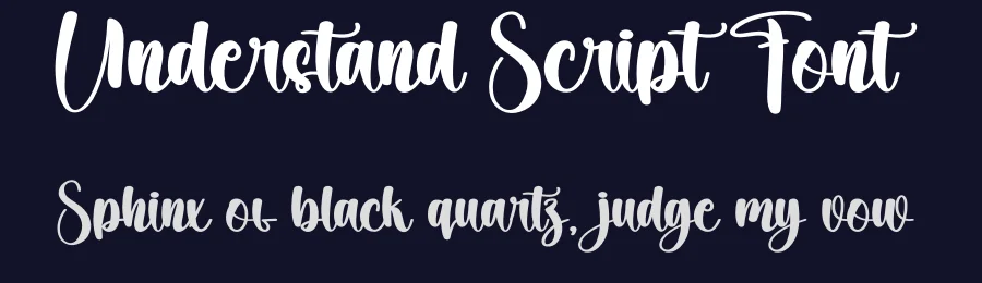 Understand Script Font by creativeletter — Script Handwritten Font — thumbnail 2