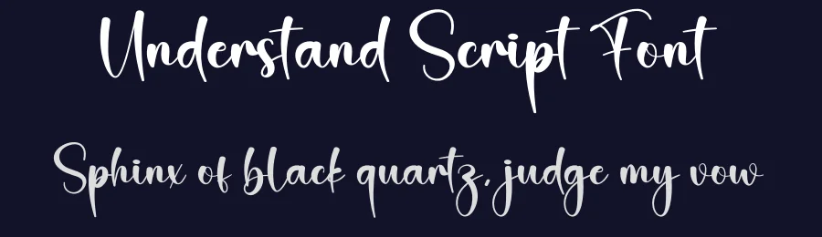Understand Script Font by creativeletter — Script Handwritten Font — thumbnail 2