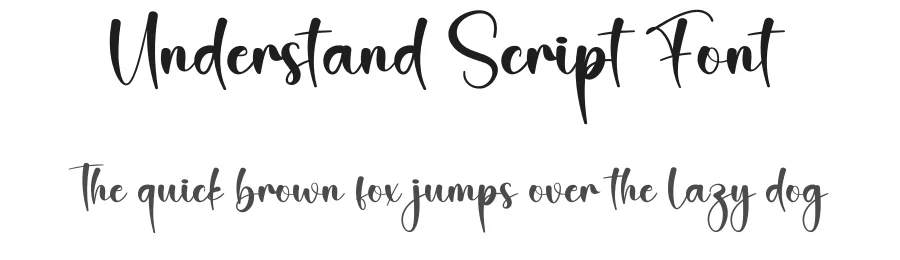 Understand Script Font by creativeletter — Script Handwritten Font
