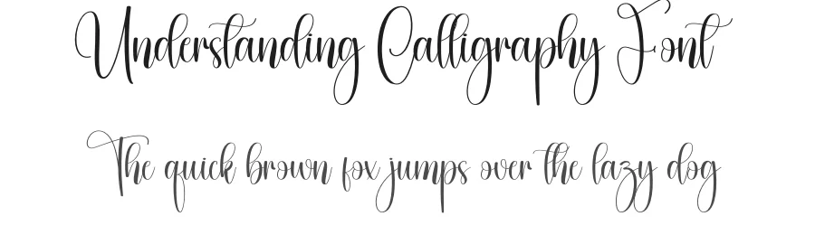 Understanding Calligraphy Font by creativeletter — Script Handwritten Font