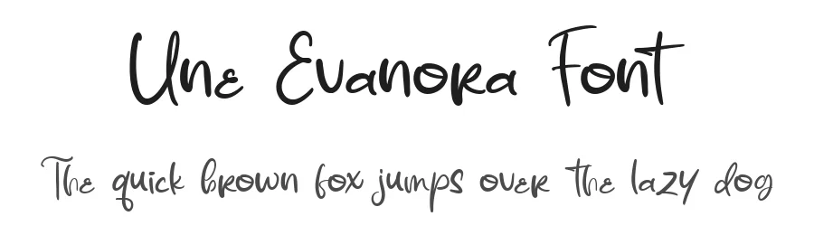 Une Evanora Font by Lettermine — Serif Font