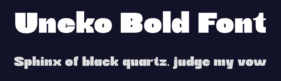 Uneko Bold Font by roomspace.cl — Decorative Font — thumbnail 2