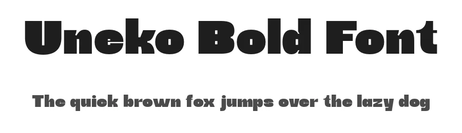 Uneko Bold Font by roomspace.cl — Decorative Font