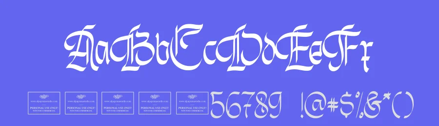 Unholy Trinity Font by Alpaprana — Display Font — thumbnail 3