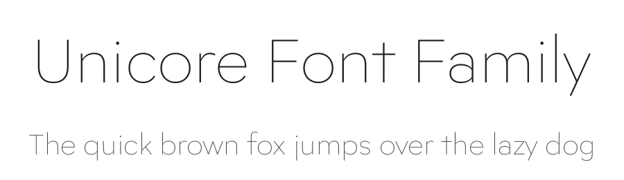 Unicore Font Family by Deni Anggara — Sans Serif Font
