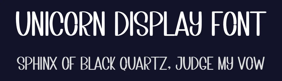 Unicorn Display Font by inermediaSTUDIO — Script Handwritten Font — thumbnail 2