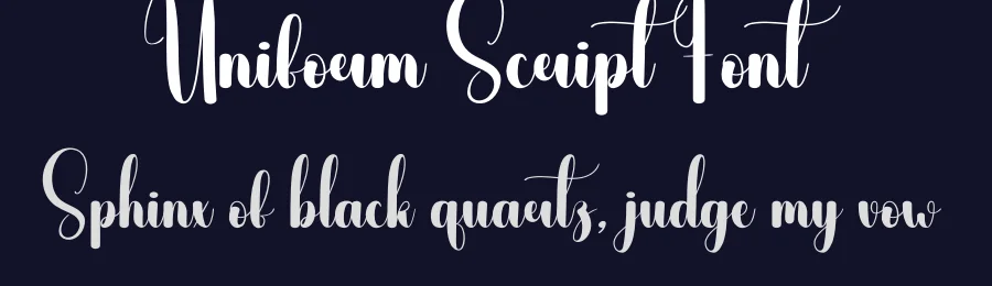 Uniform Script Font by andikastudio — Script Handwritten Font — thumbnail 2