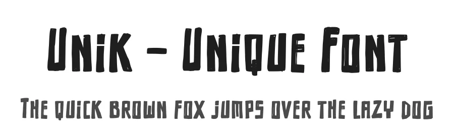 Unik – Unique Font by Almarkha Type — Display Font
