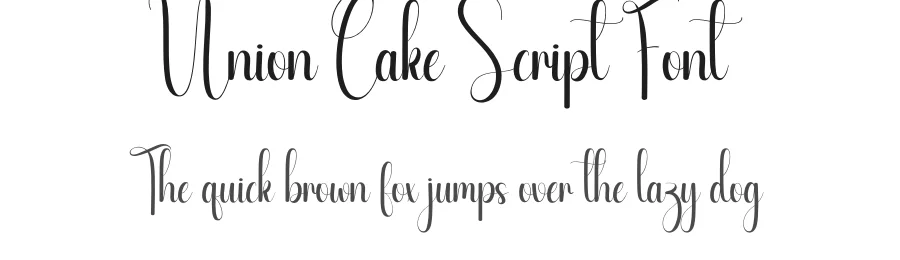 Union Cake Script Font by andikastudio — Script Handwritten Font