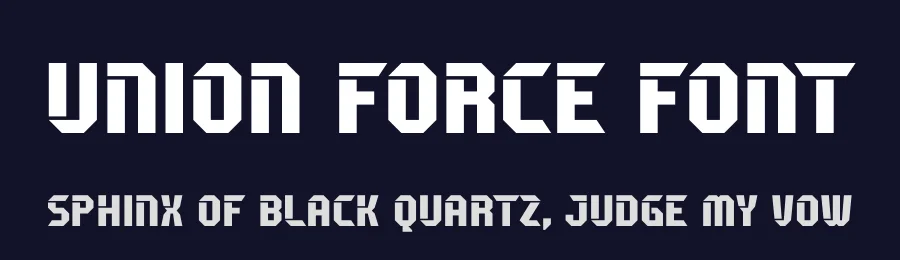 Union Force Font by Almarkha Type — Display Font — thumbnail 2