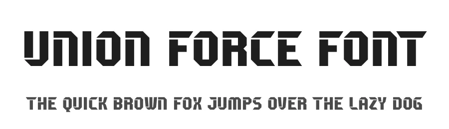 Union Force Font by Almarkha Type — Display Font