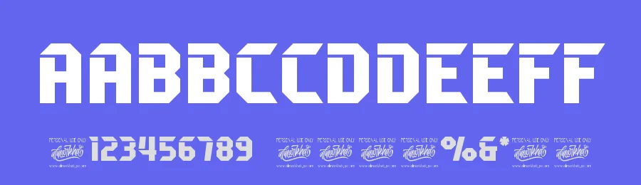 Union Force – Stencil Display Font by Almarkha Type — Decorative Font — thumbnail 3
