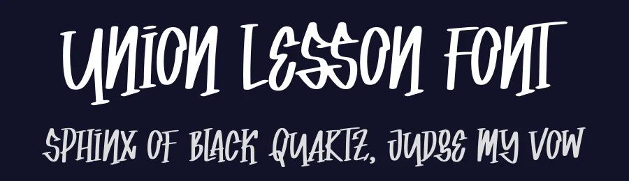 Union Lesson Font by Denustudios — Serif Font — thumbnail 2