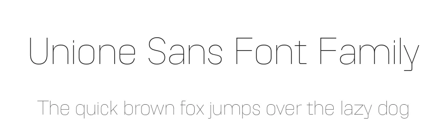Unione Sans Font Family by TOMO Fonts — Sans Serif Font