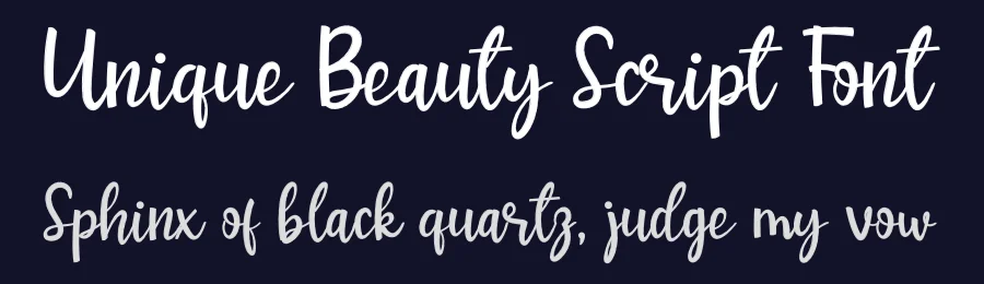 Unique Beauty Script Font by planetz studio — Script Handwritten Font — thumbnail 2