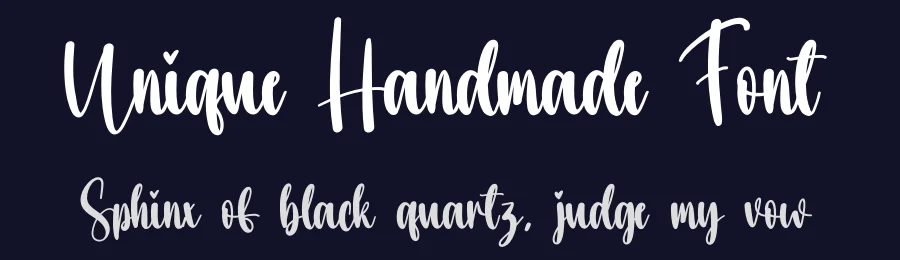 Unique Handmade Font by creativeletter — Script Handwritten Font — thumbnail 2
