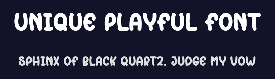 Unique Playful Font by freshtypeink — Display Font — thumbnail 2