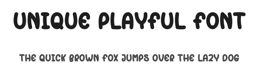Unique Playful Font by freshtypeink — Display Font